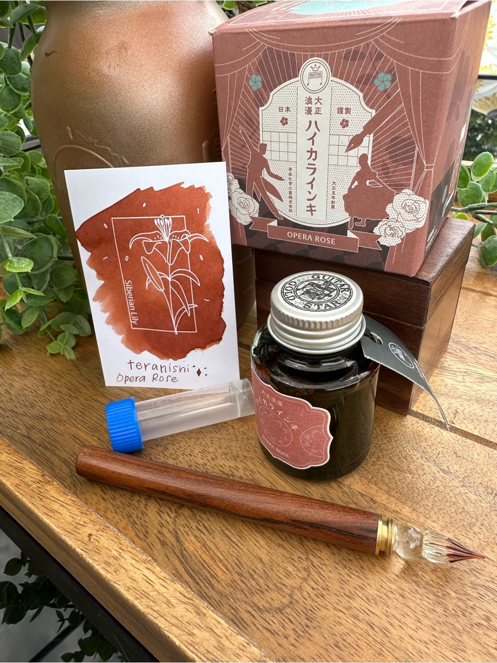 Opera House Opera Rose Ink  Sample
